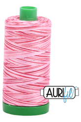Aurifil Mako 40wt 2-ply Cotton 1000 m 1094 yd. spool - 4668 Strawberry Parfait